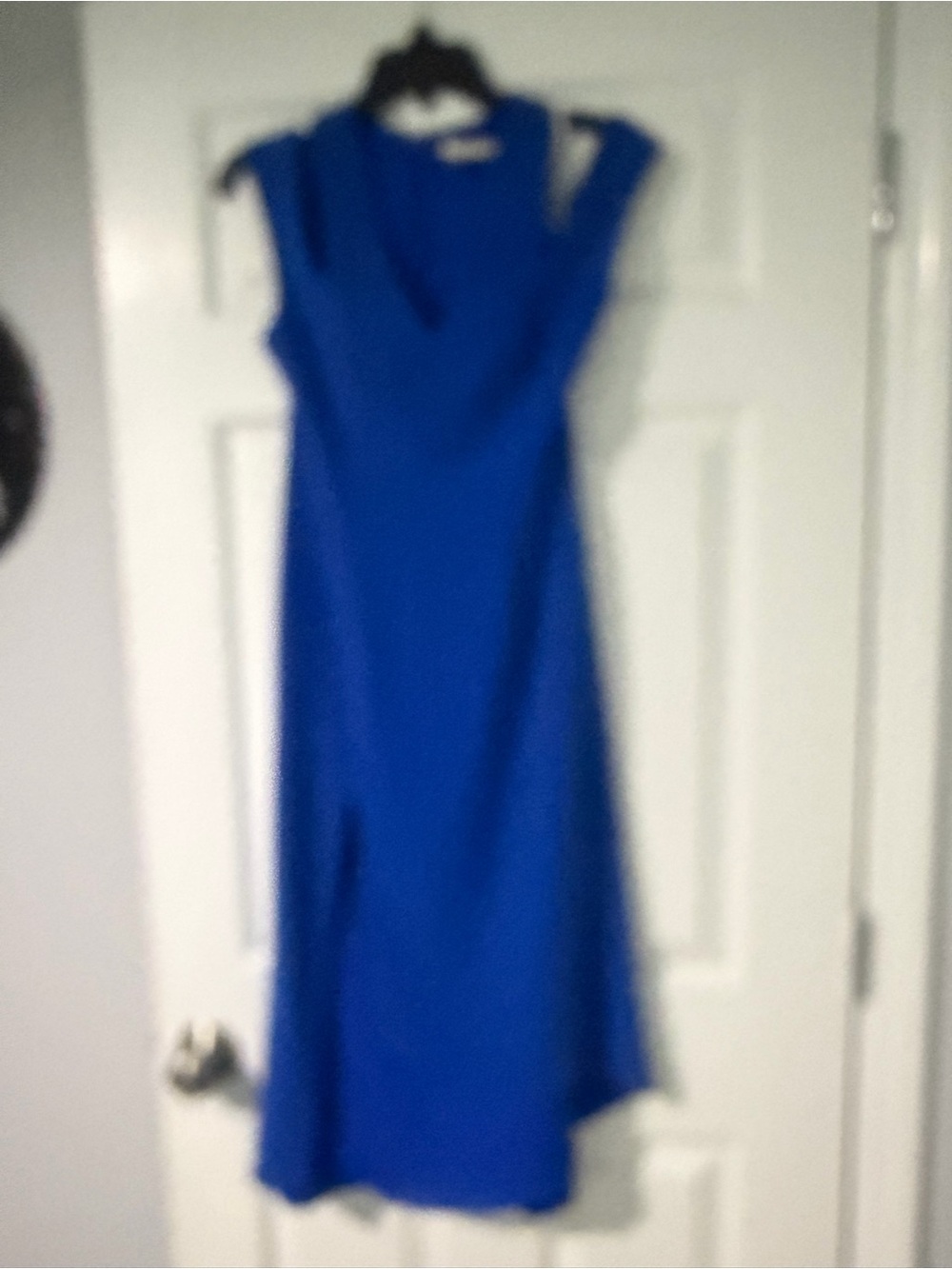 Halston Heritage Cobalt Blue Midi Dress